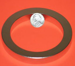 Strong Ring Magnets 4 in OD x 3 in ID x 1/2 in Neodymium N42